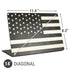 Black & White USA Flag Universal Laptop 14in (11.4 x 8.2in) Skin